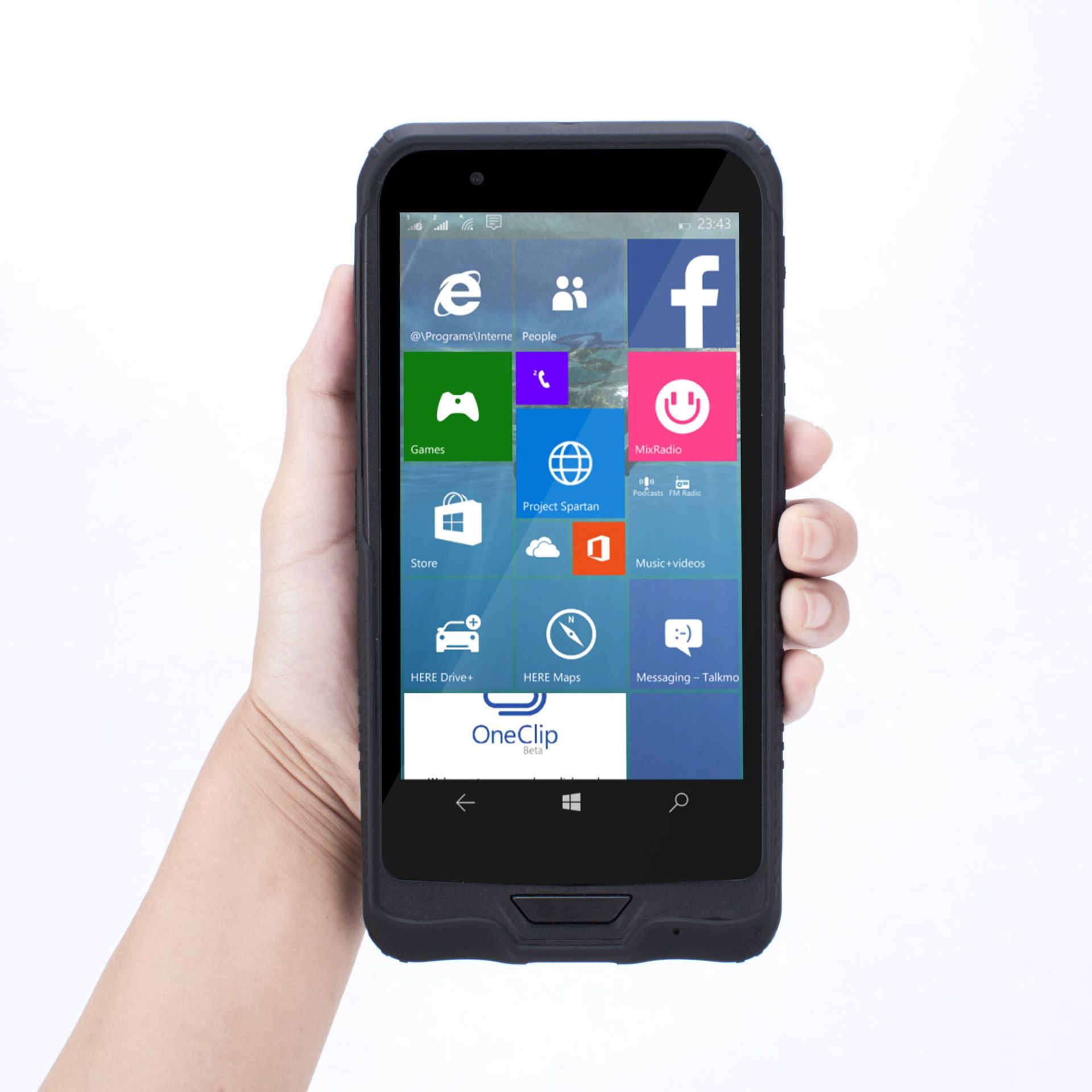 深圳工厂的智能升级利器 6寸Win10 PDA手持数据条码扫描终端